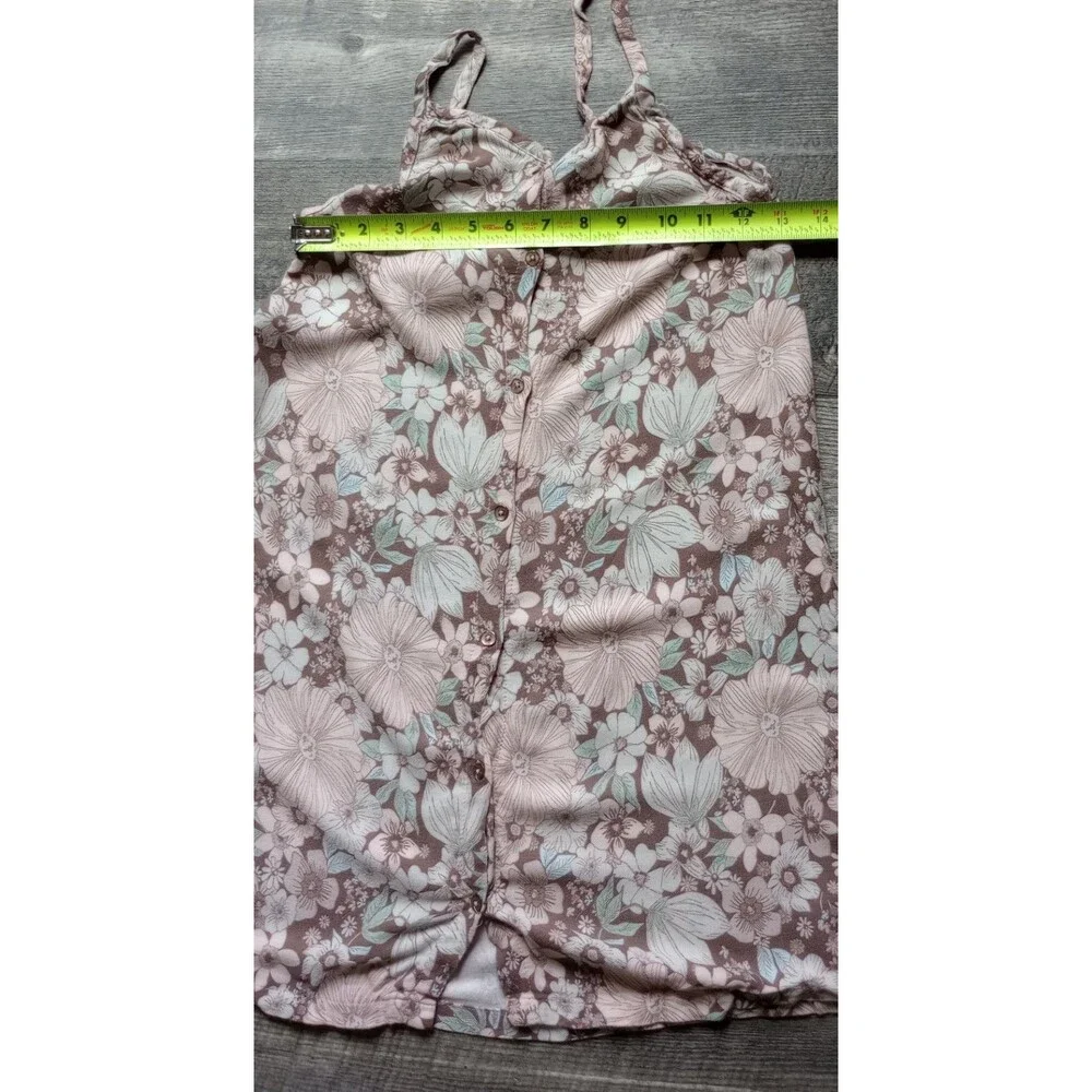 Jessica Simpson Girls XL (12) Brown /Floral Sleeveless Sundress